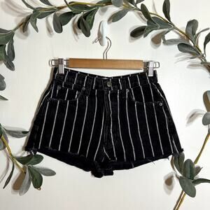 Reformation Jeans Striped Shorts LAST CALL
